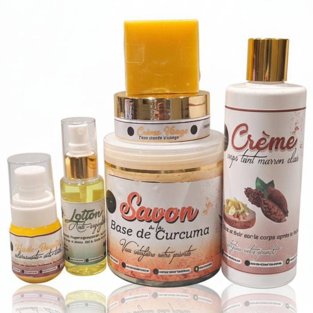 Gamme teint marron clair